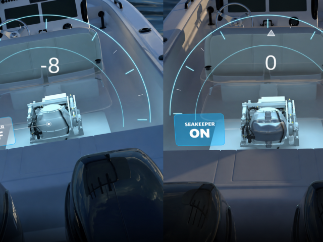 Offrez plus de stabilité et de confort  à votre bateau grâce au système Seakeeper par Nemo Marine