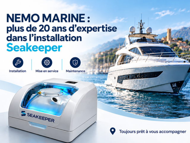 NEMO MARINE : plus de 20 ans d’expertise dans l’installation Seakeeper
